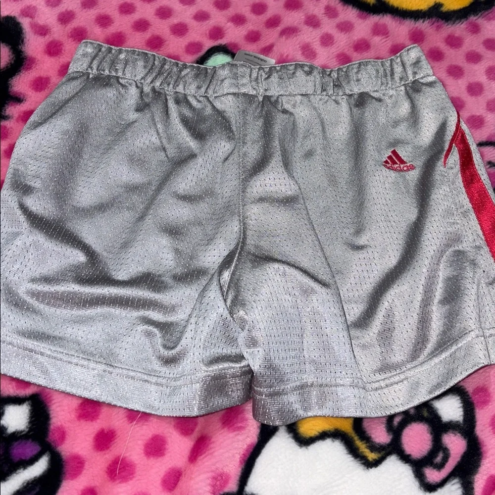 Adidas Gray Women's Shorts - Picture 3 of 3